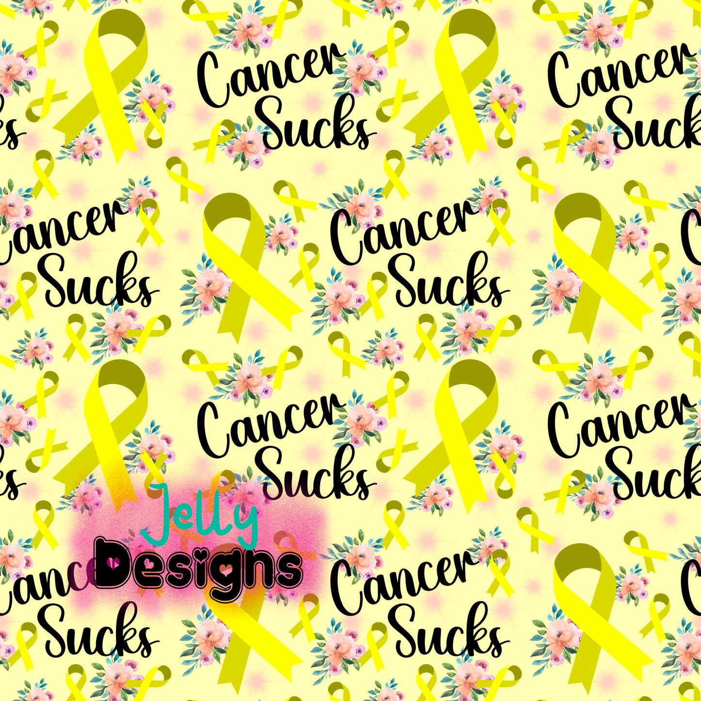 Cancer Sucks Floral