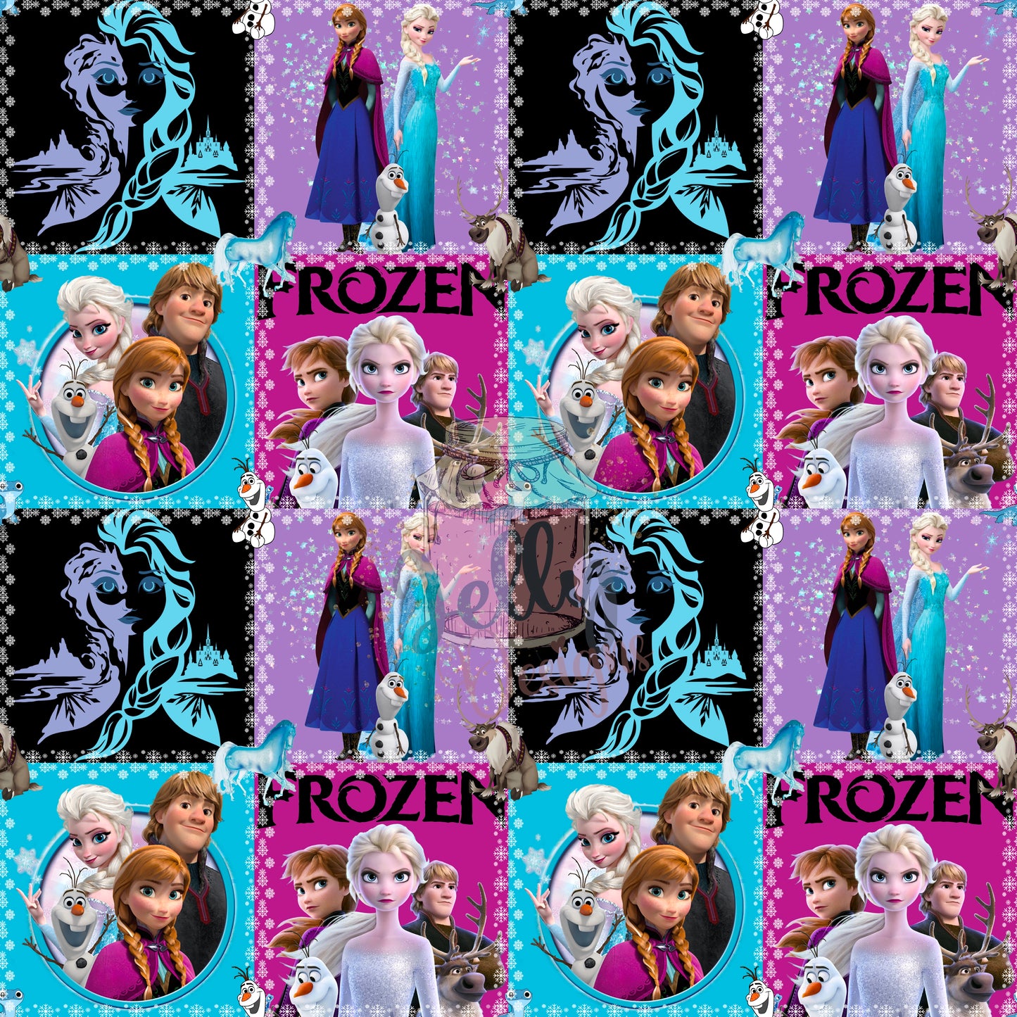 Froz Friends Patchwork